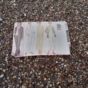 Butterick Sewing Pattern 6014 Women's Petite Jacket Top Skirt Pants Size 14-18